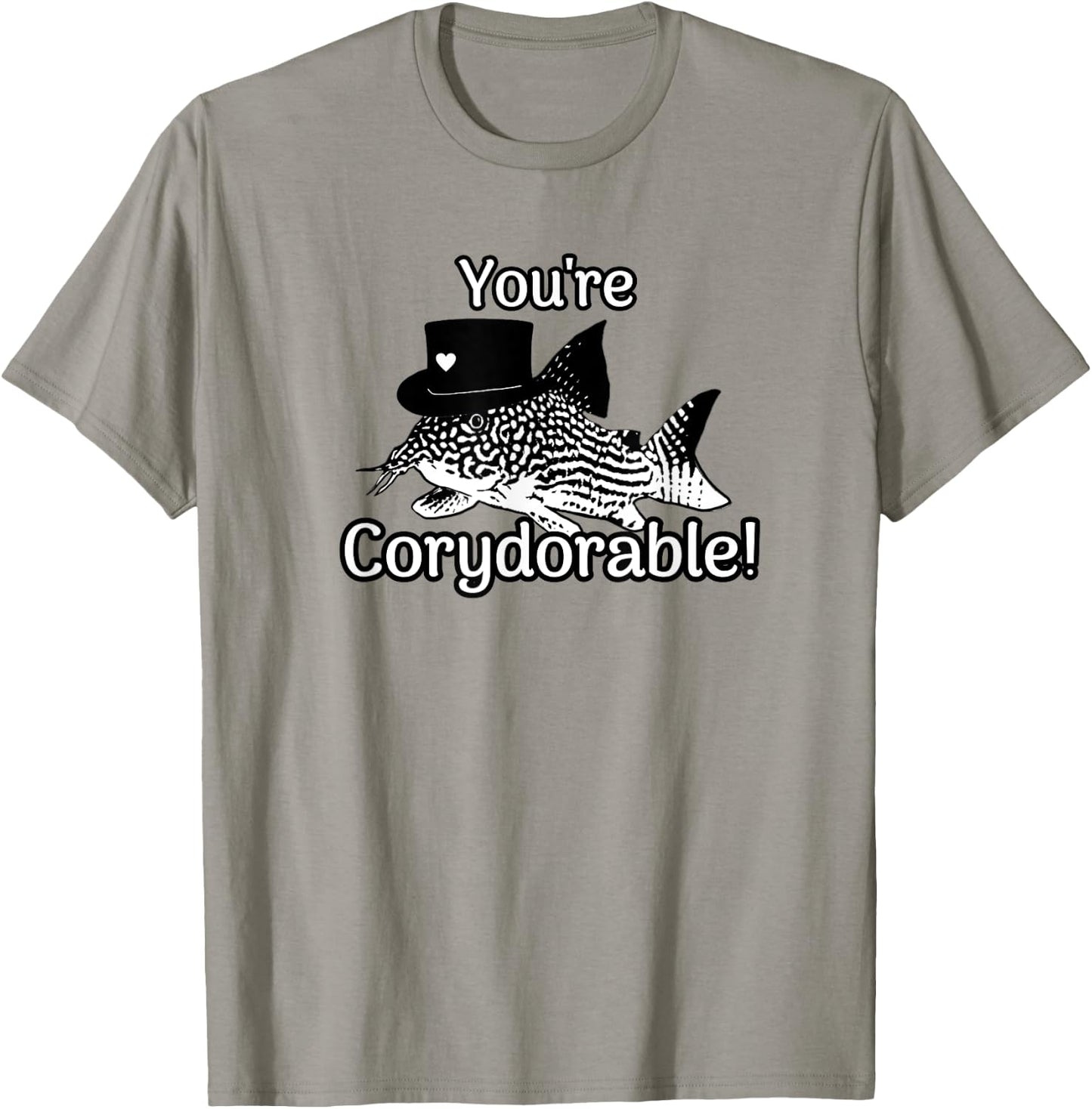 Corydoras Cory Cats You're Corydorable Fish Catfish Gift T-Shirt - T-Shirt | Sand