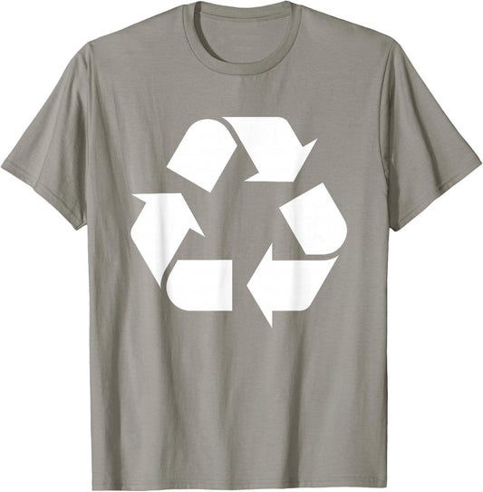 Recycling Logo Recycle Symbol Earth Day Boys Girls Men Women T-Shirt - T-Shirt | Sand