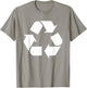 Recycling Logo Recycle Symbol Earth Day Boys Girls Men Women T-Shirt - T-Shirt | Sand