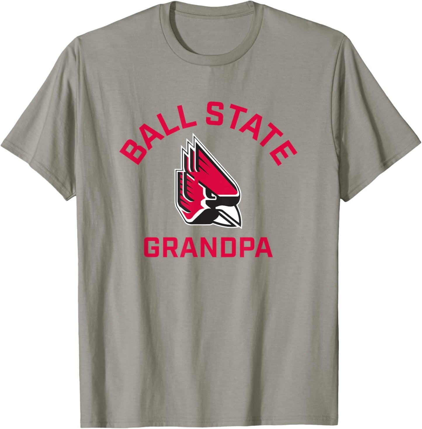 Ball State University Cardinals Arched Grandpa T-Shirt - T-Shirt | Sand