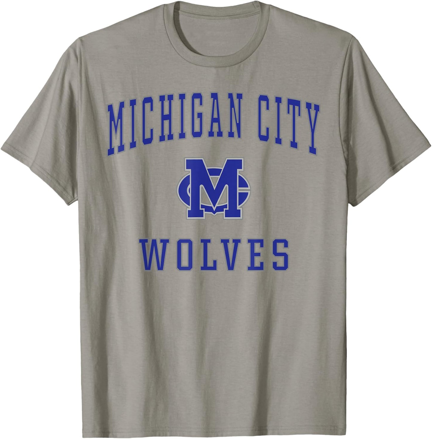 Michigan City High School Wolves T-Shirt - T-Shirt | Sand