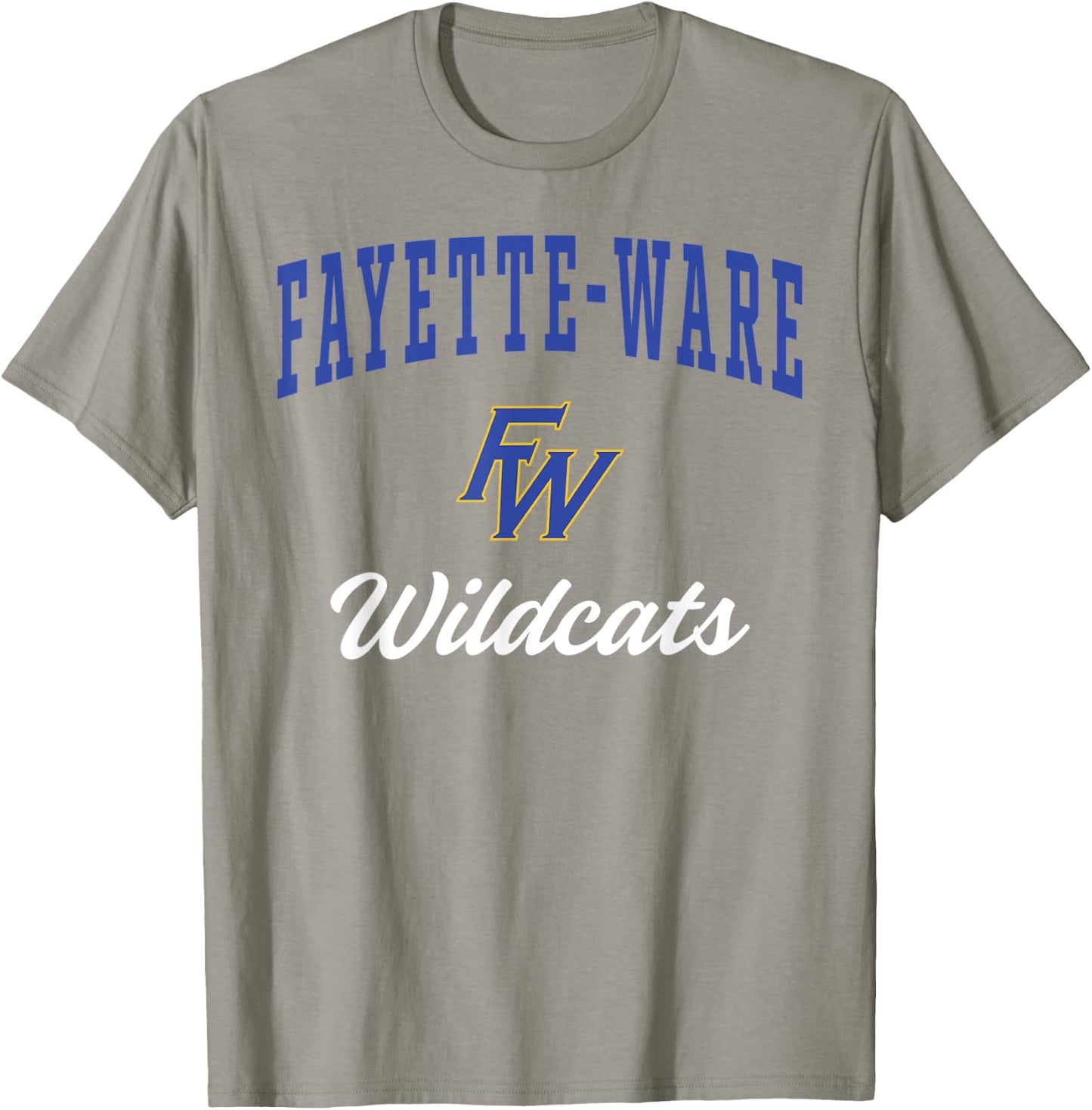 Fayette-Ware High School Wildcats T-Shirt - T-Shirt | Sand