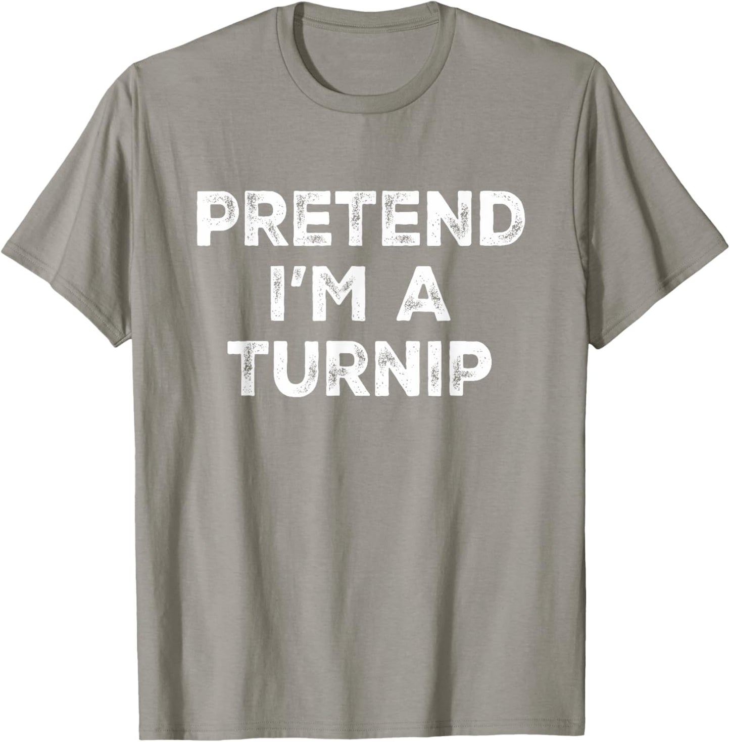Pretend I'm A Turnip Lazy Halloween Costume T-Shirt - T-Shirt | Sand