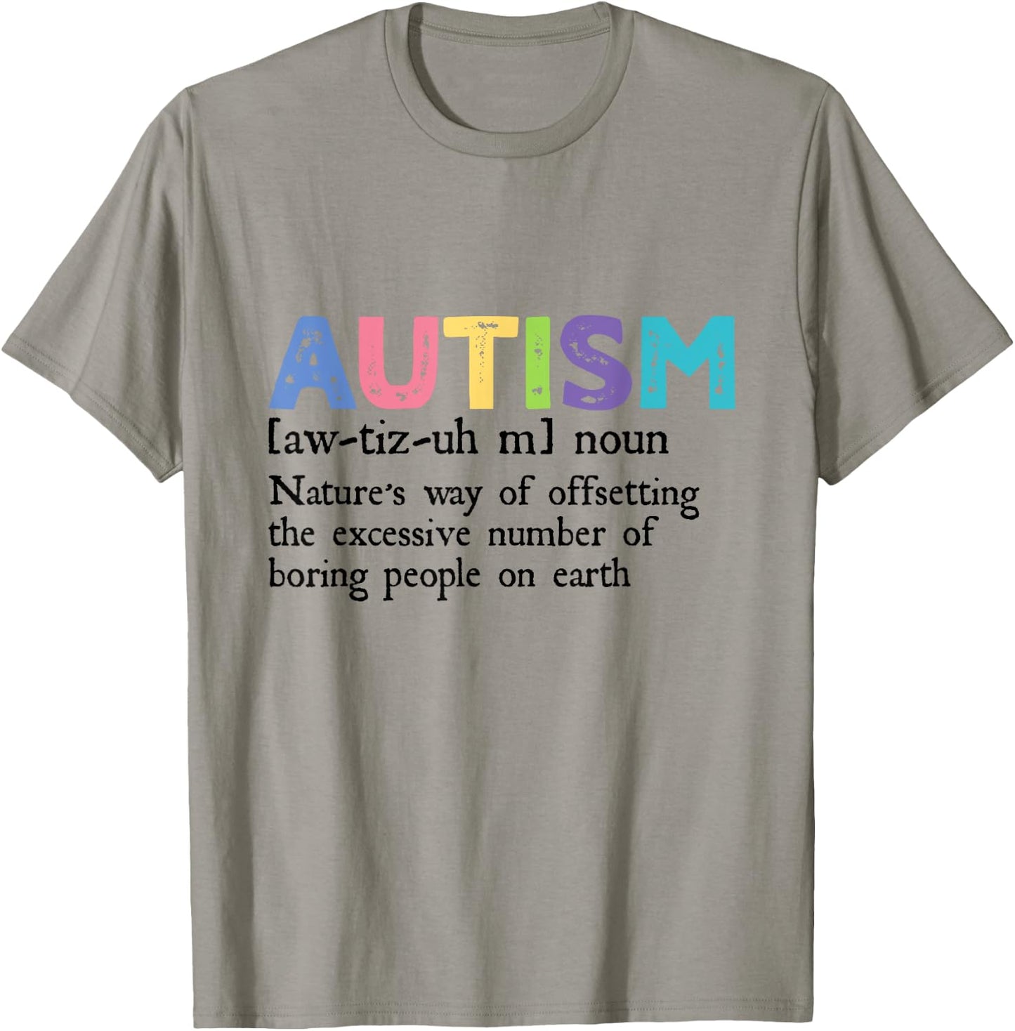 Autism Definition Autism Awareness Acceptance Gift T-Shirt - T-Shirt | Sand