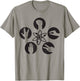 Big Bang Theory Logo Rock Lizard Spock T-Shirt - T-Shirt | Sand