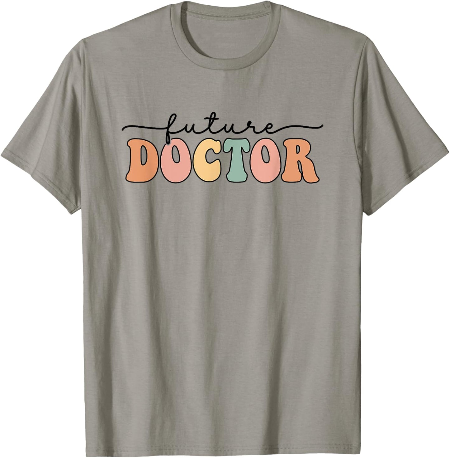 Retro Future Doctor Medical School For Medical Students T-Shirt - T-Shirt | Sand