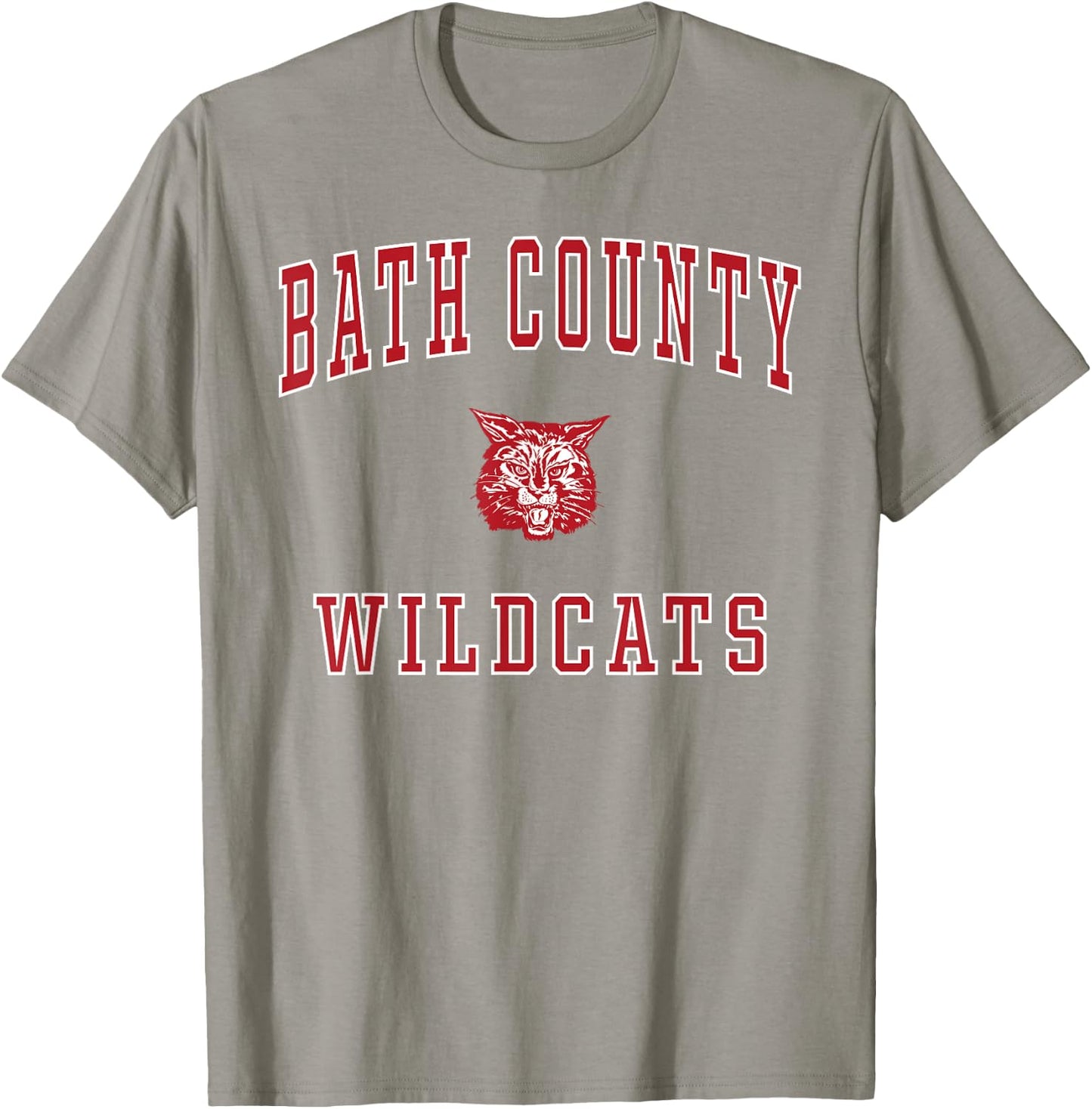 Bath County High School Wildcats T-Shirt - T-Shirt | Sand