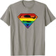 DC Comics Pride Superman Rainbow Logo T-Shirt - T-Shirt | Sand