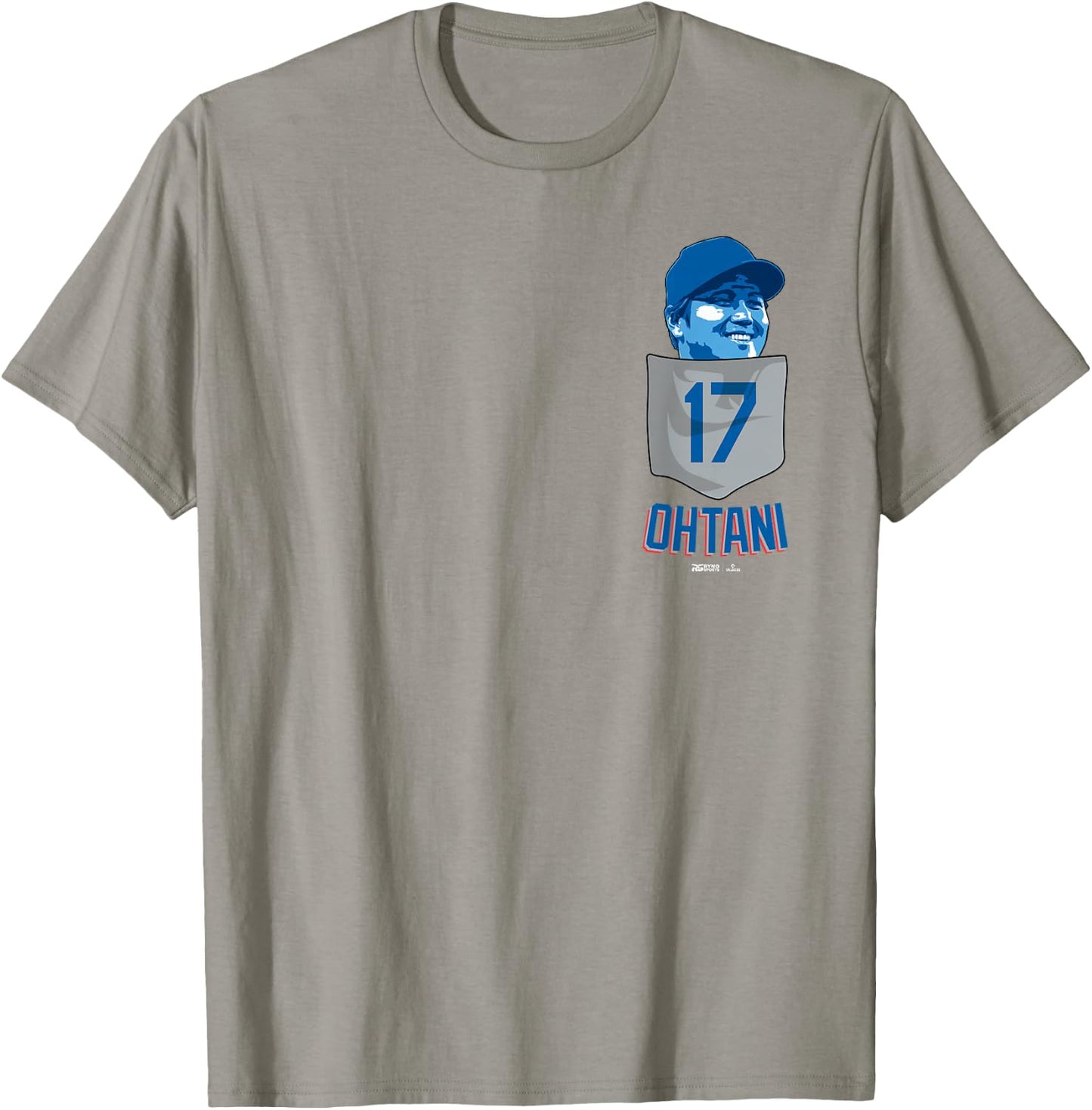 Shohei Ohtani Los Angeles Baseball Pocket MLBPA T-Shirt - T-Shirt | Sand