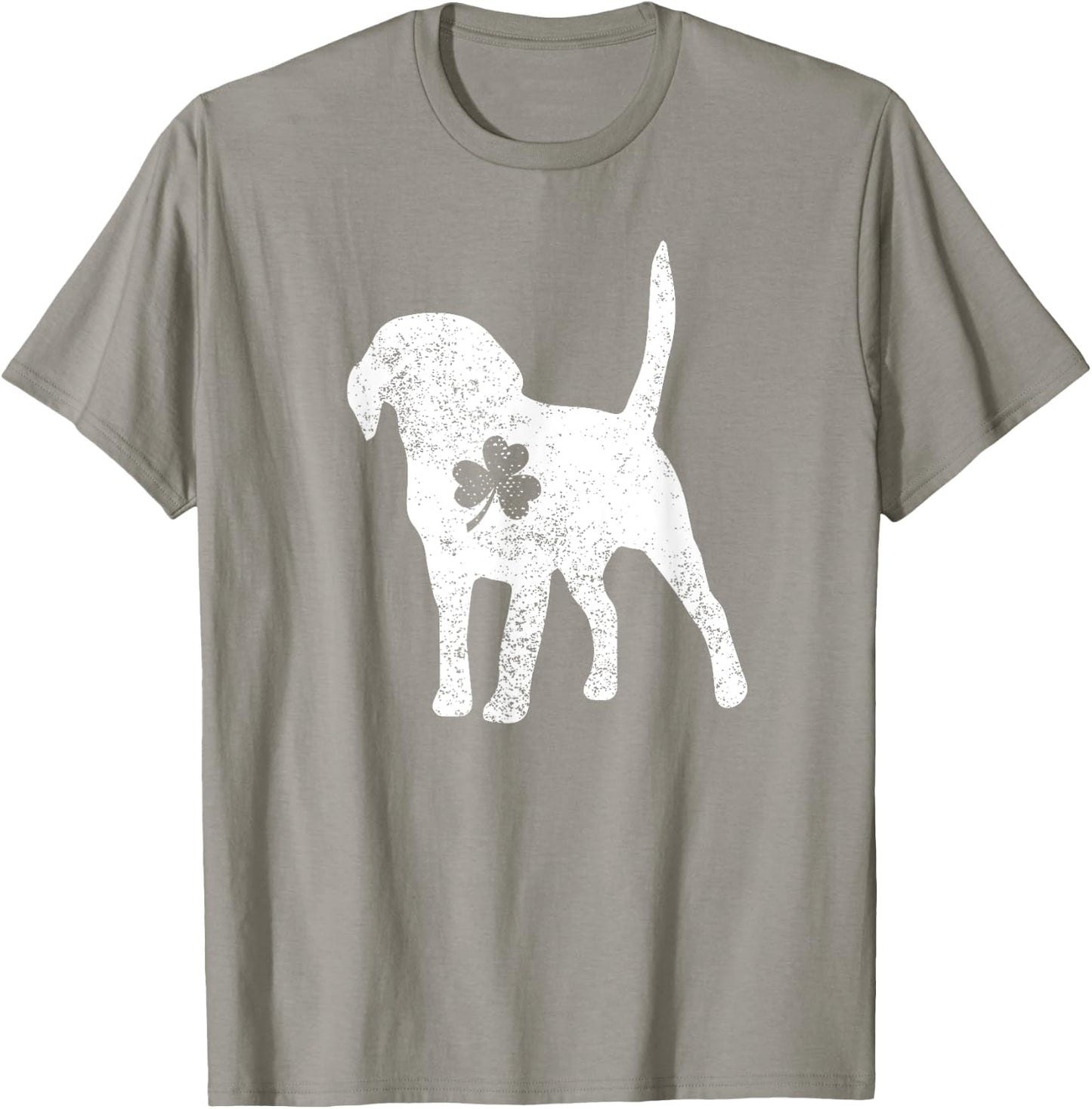 Labrador Shamrock St Patricks Day Lab Dog Lover Gift T-Shirt - T-Shirt | Sand