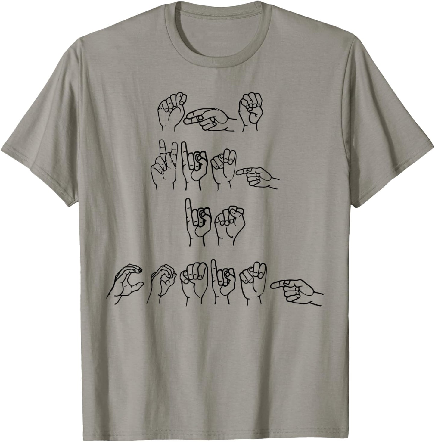 Deaf ASL The King Is Coming Revelation Christian Rapture T-Shirt - T-Shirt | Sand