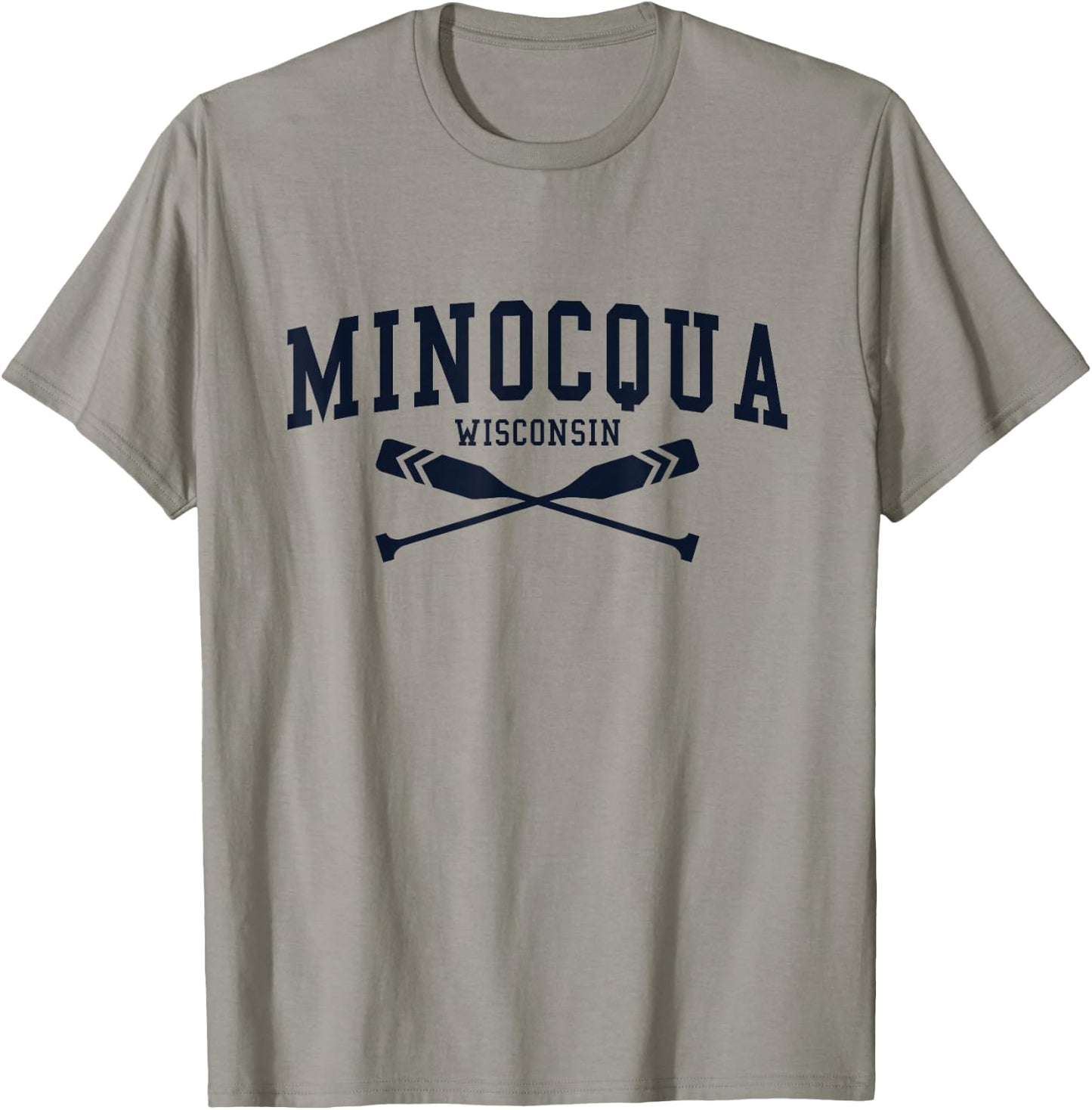 Minocqua Wisconsin T-Shirt - T-Shirt | Sand