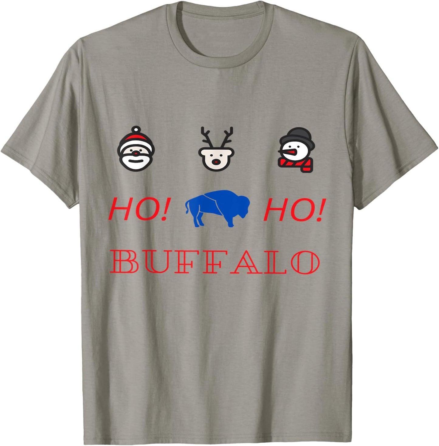 Buffalo Christmas T-Shirt - T-Shirt | Sand