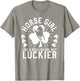 Horse Girl St Patrick's Day Horseback Riding Equestrian T-Shirt - T-Shirt | Sand
