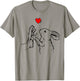 Rabbit Love Bunny Girls T-Shirt - T-Shirt | Sand