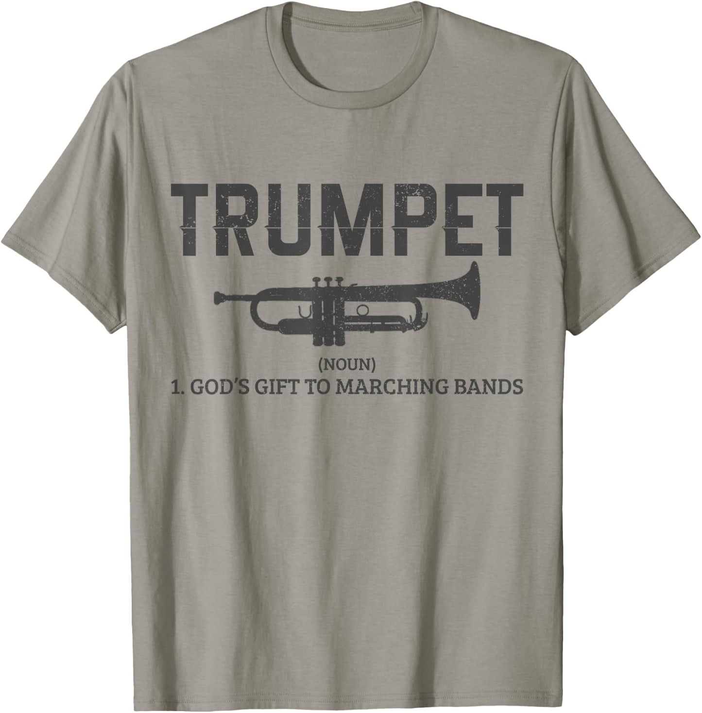 Trumpet Definition Funny Marching Band Musician Gift T-Shirt - T-Shirt | Sand