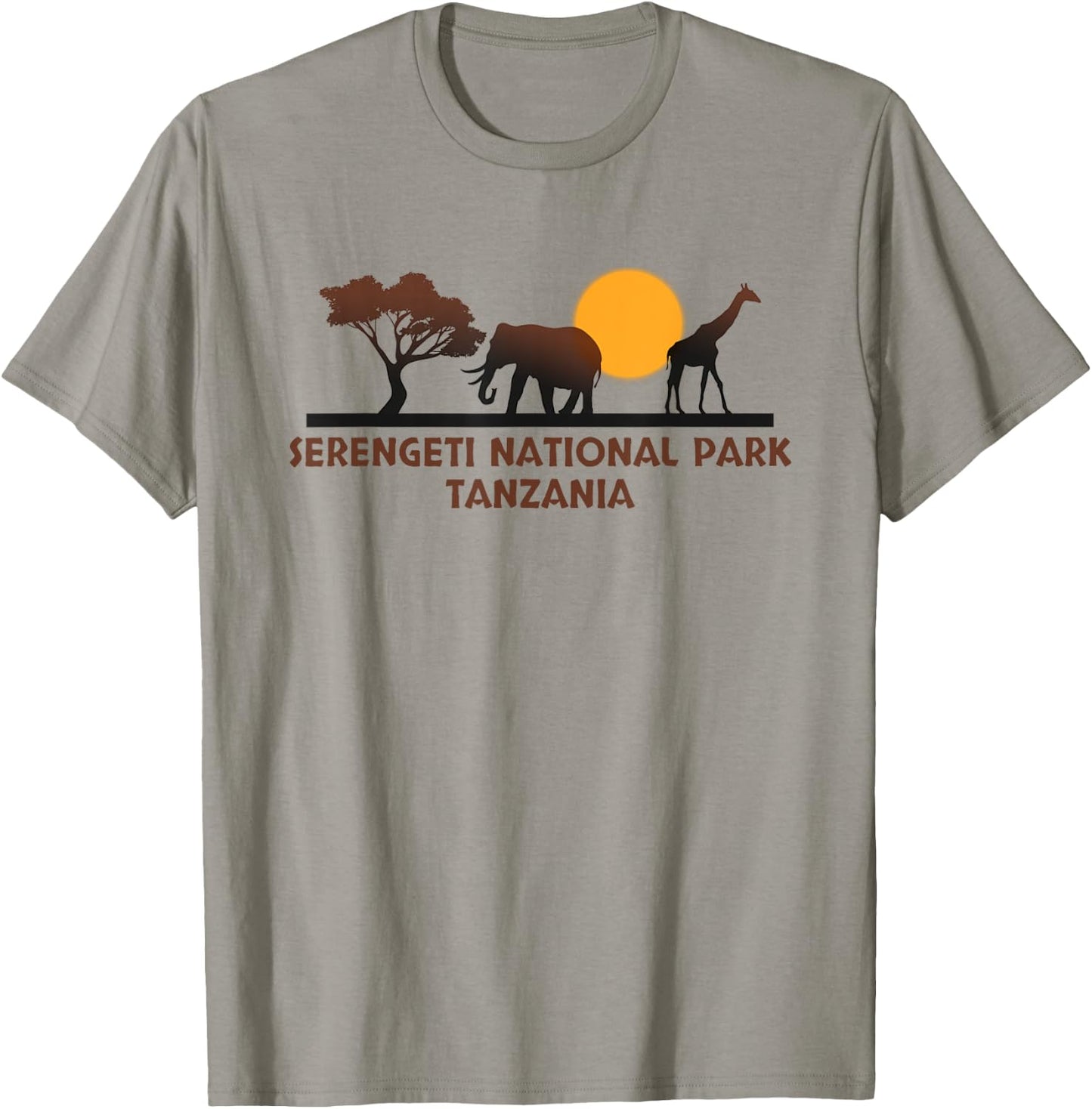 Serengeti National Park Tanzania T-Shirt - T-Shirt | Sand