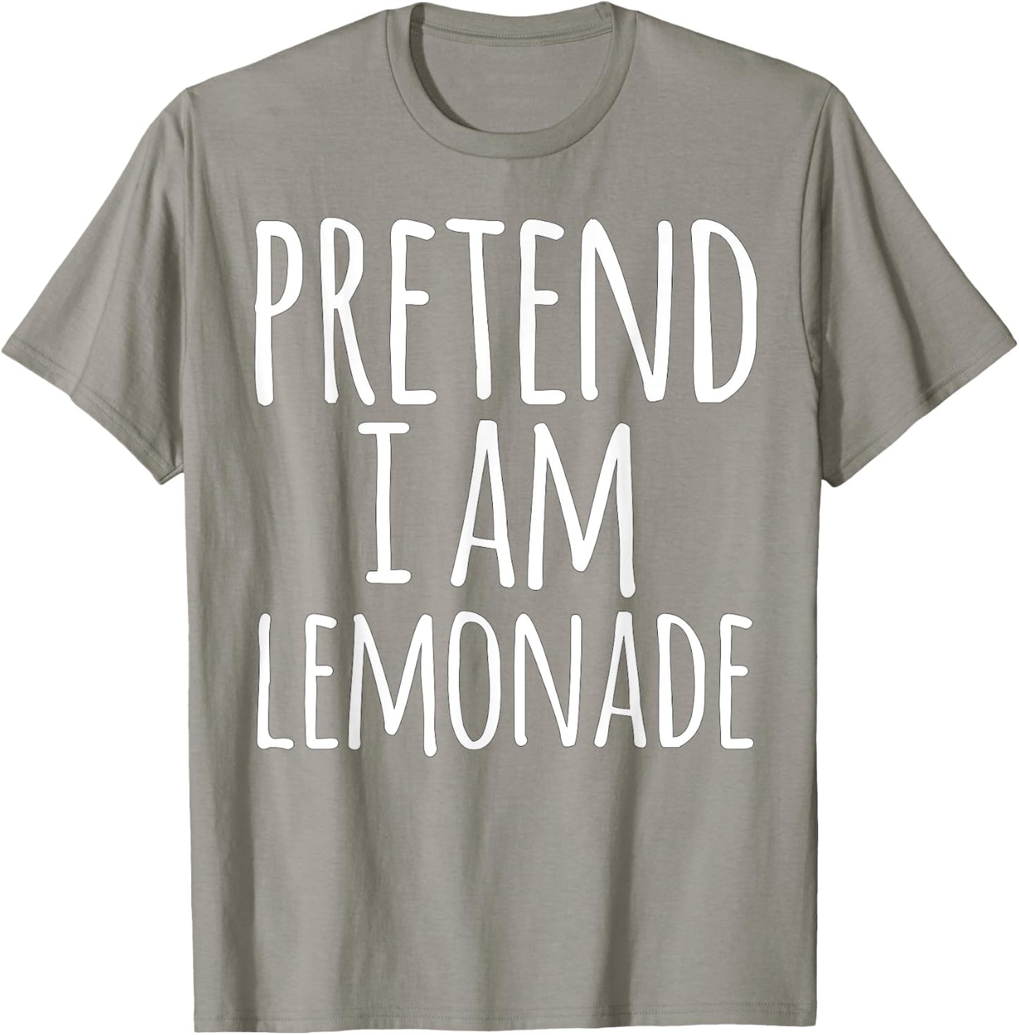 Funny Easy Lazy Halloween PRETEND I'M A LEMONADE Costume T-Shirt - T-Shirt | Sand