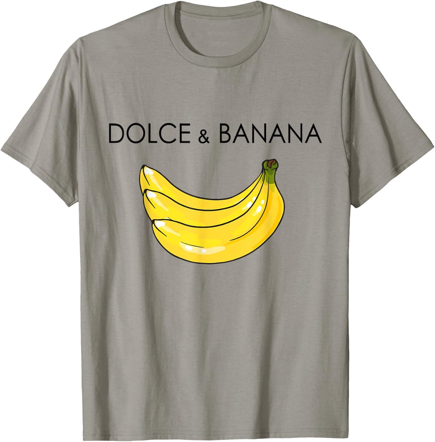 Dolce And Banana Funny Banana Fruit Funny Graphic Design T-Shirt - T-Shirt | Sand