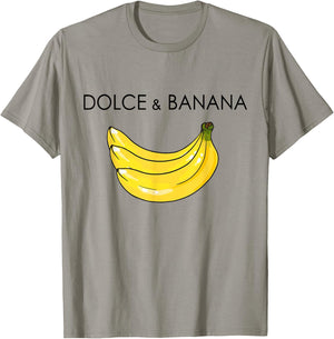 Dolce And Banana Funny Banana Fruit Funny Graphic Design T-Shirt - T-Shirt | Sand