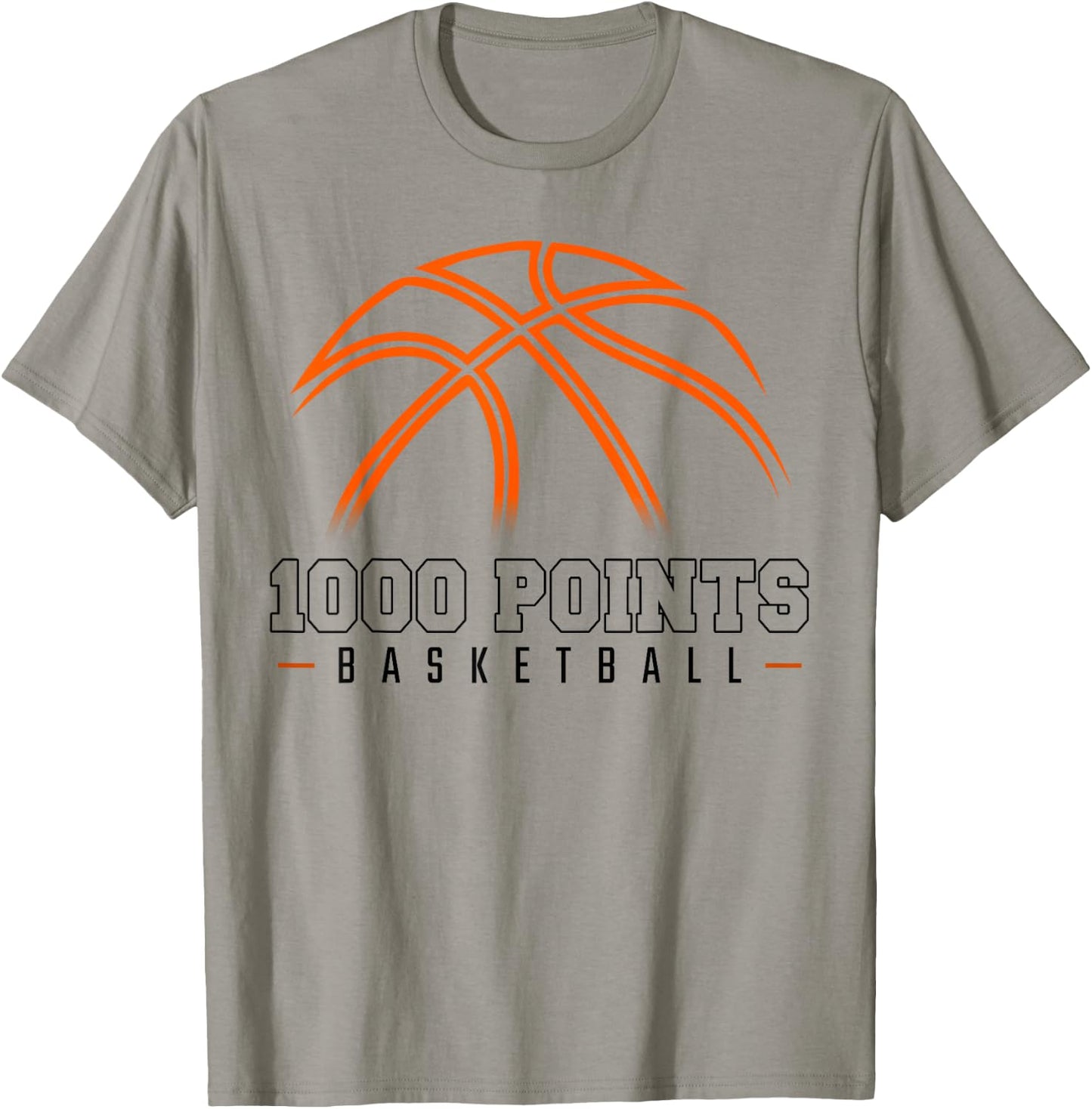 1000 Points Basketball Scorer High School Basketball Player T-Shirt - T-Shirt | Sand