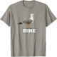 Seagull Mine Funny Ocean Chicken Design T-Shirt - T-Shirt | Sand