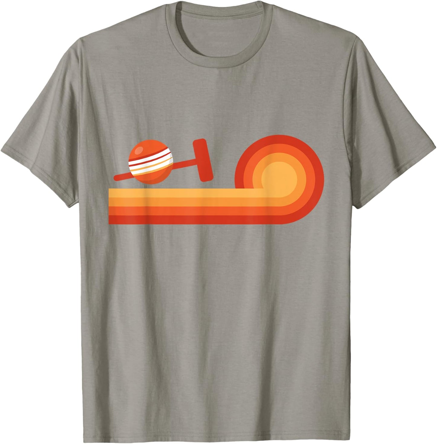 Retro Croquet Gift Croquet Shirts Men Team Coach T-Shirt - T-Shirt | Sand