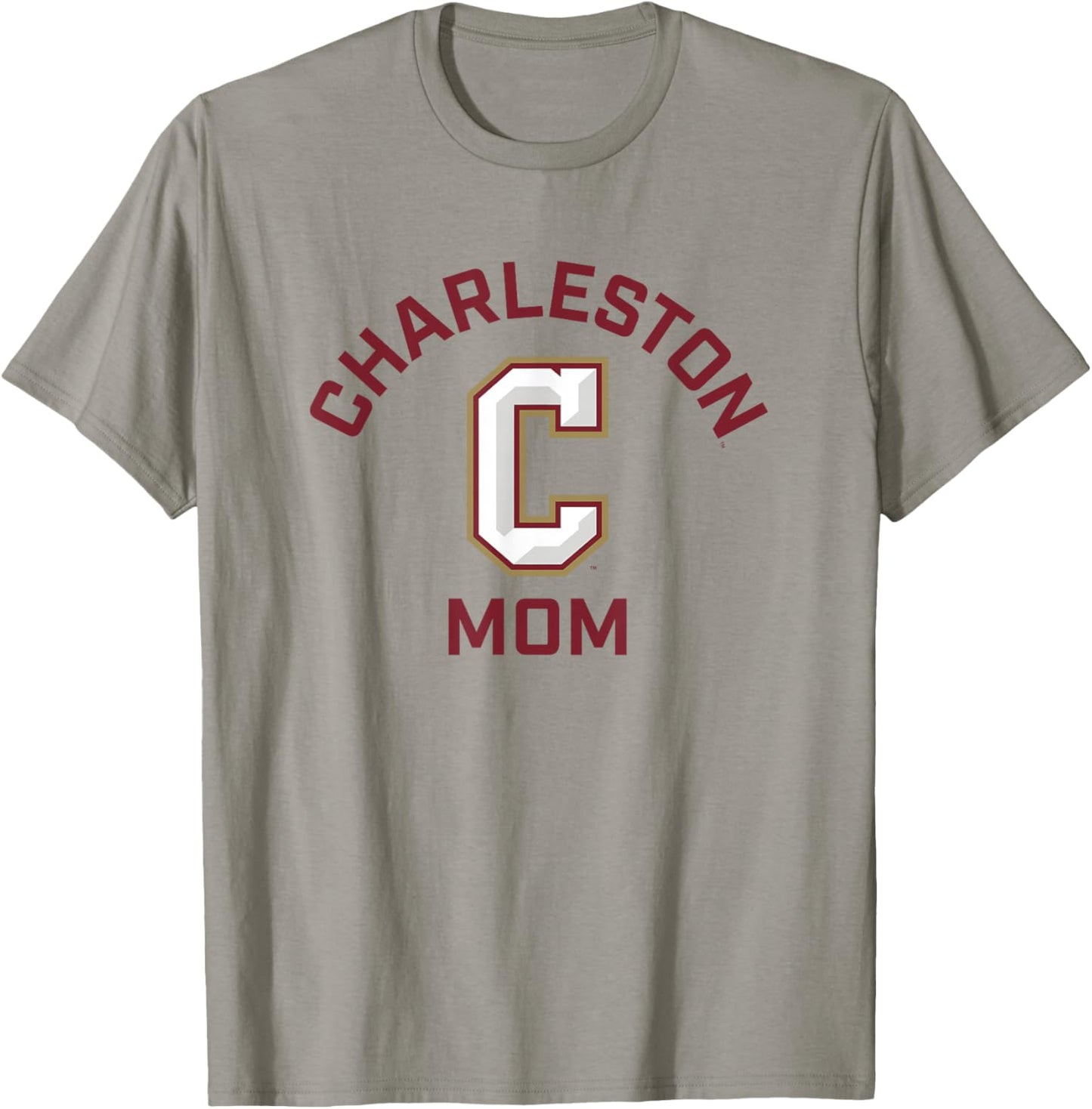 College of Charleston Cougars Arched Mom T-Shirt - T-Shirt | Sand
