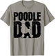 Poodle Dad T-Shirt - T-Shirt | Sand