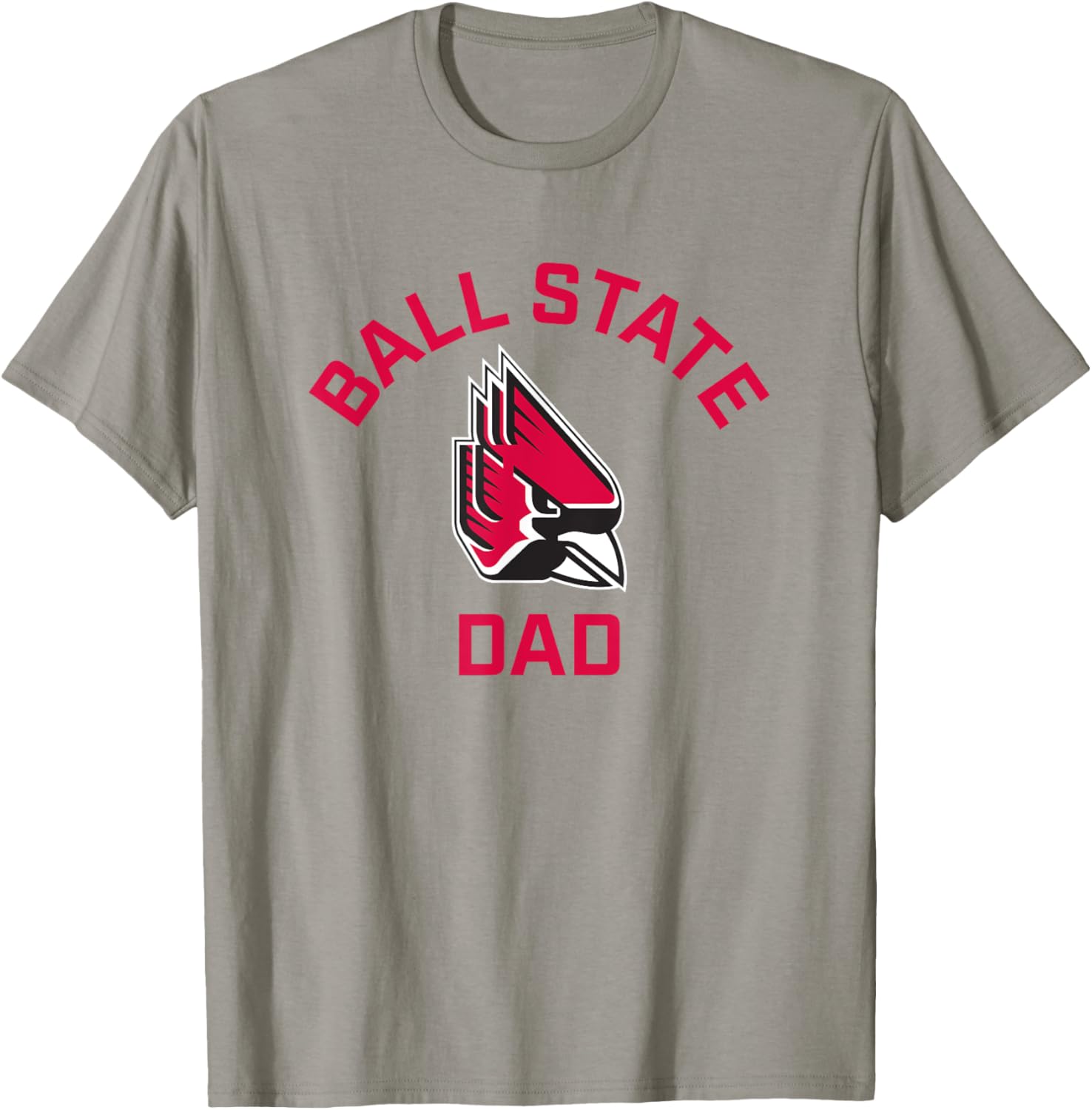 Ball State University Cardinals Arched Dad T-Shirt - T-Shirt | Sand