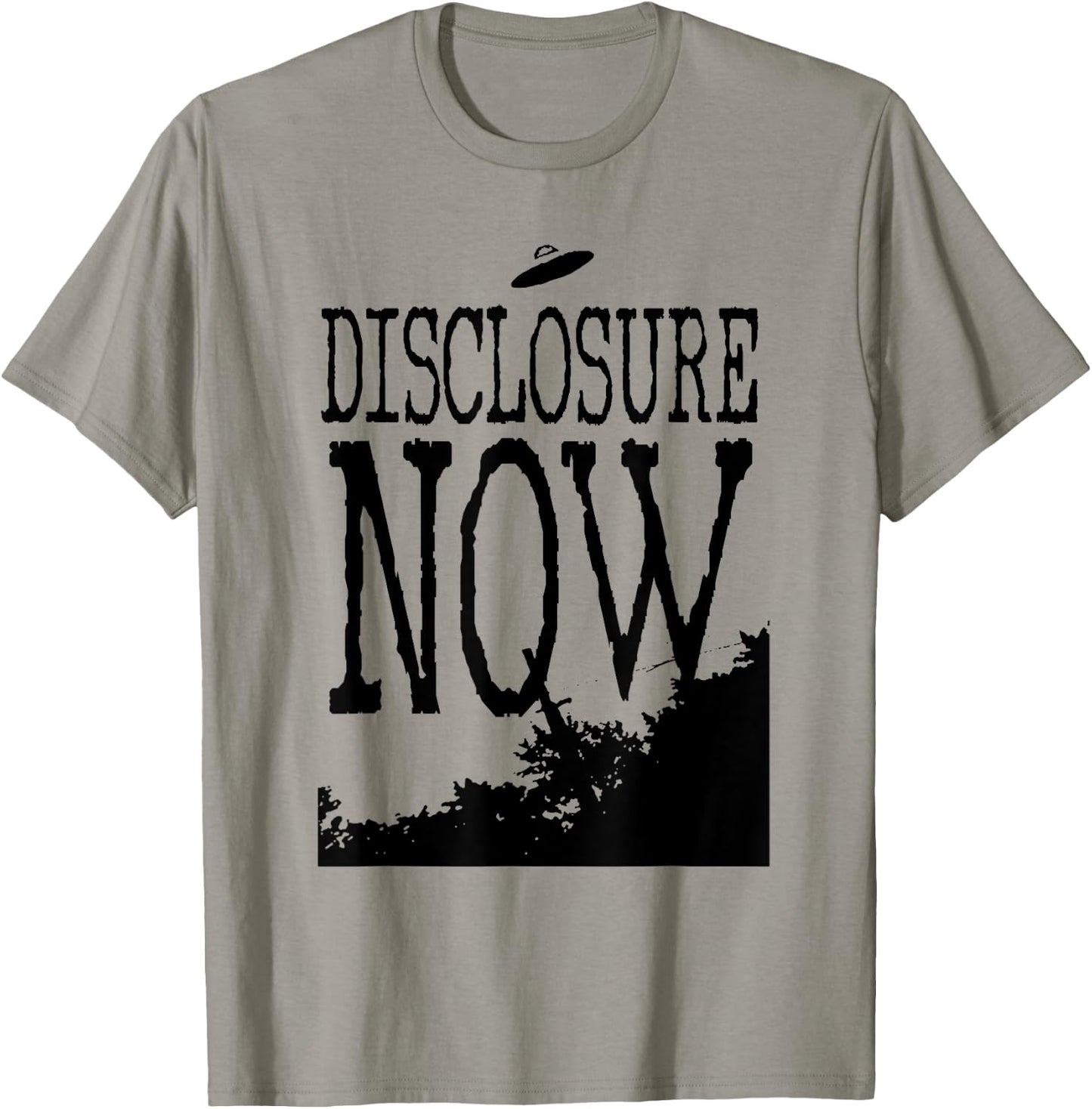Disclosure NOW UFO UAP Jet Fighter Extraterrestrial Alien T-Shirt - T-Shirt | Sand