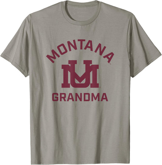 University of Montana Grizzlies Arched Grandma T-Shirt - T-Shirt | Sand