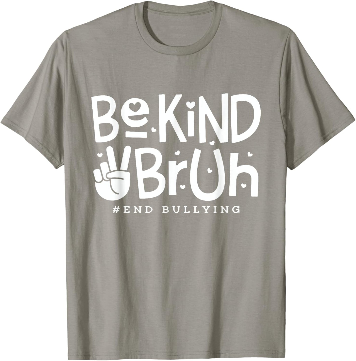 Unity Day Orange Shirt Anti Bullying Be Kind Bruh Kindness T-Shirt - T-Shirt | Sand