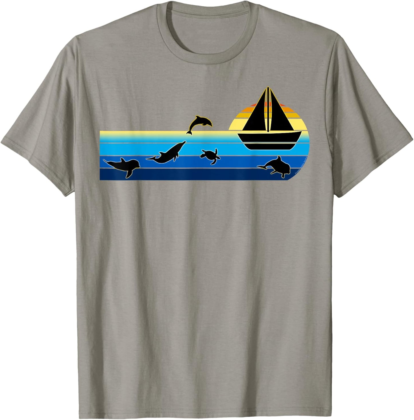 Beautiful Sunrise Sailboat - Sailing T-Shirt - T-Shirt | Sand