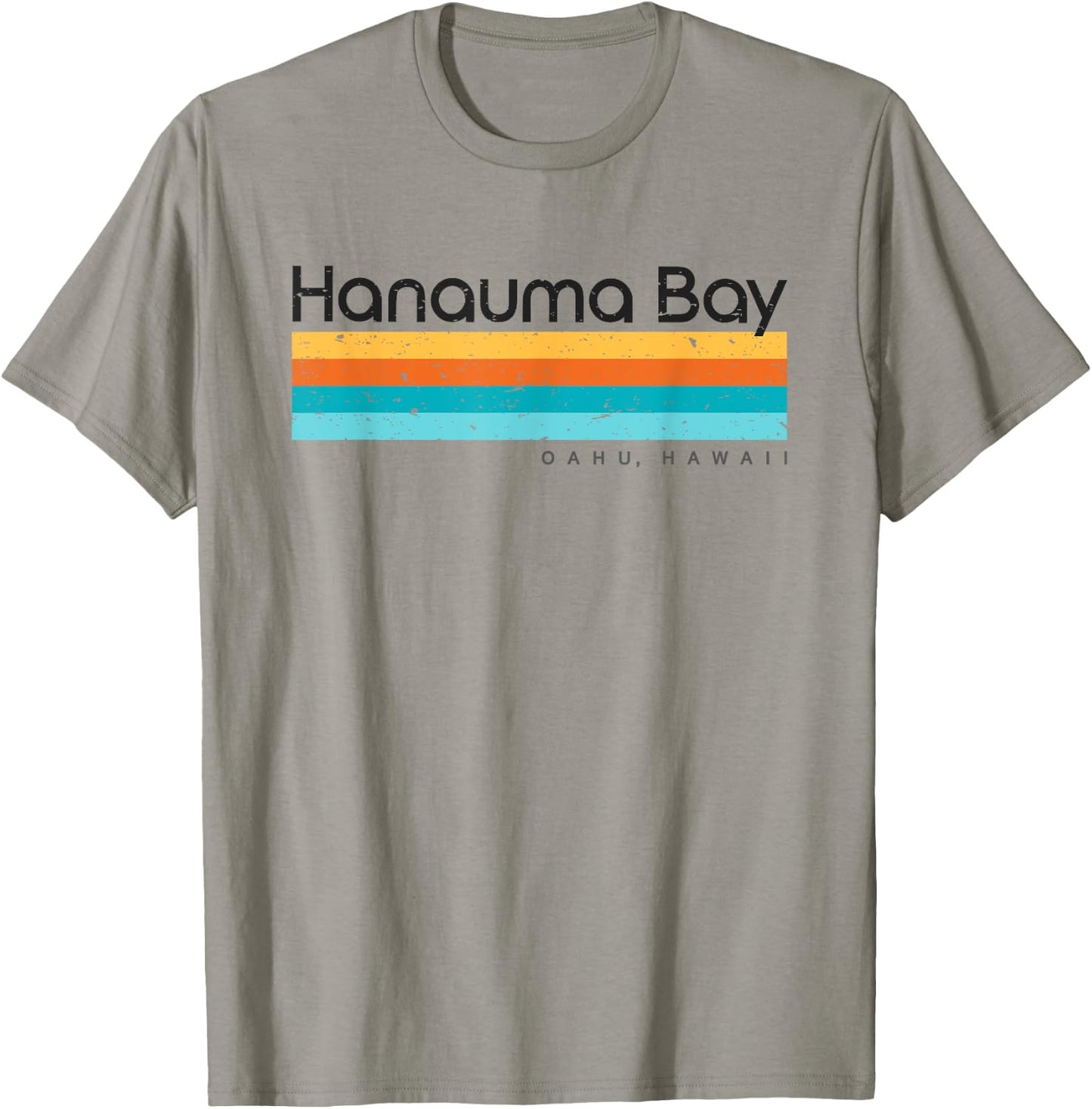 Vintage Hanauma Bay Hawaii Retro Design T-Shirt - T-Shirt | Sand