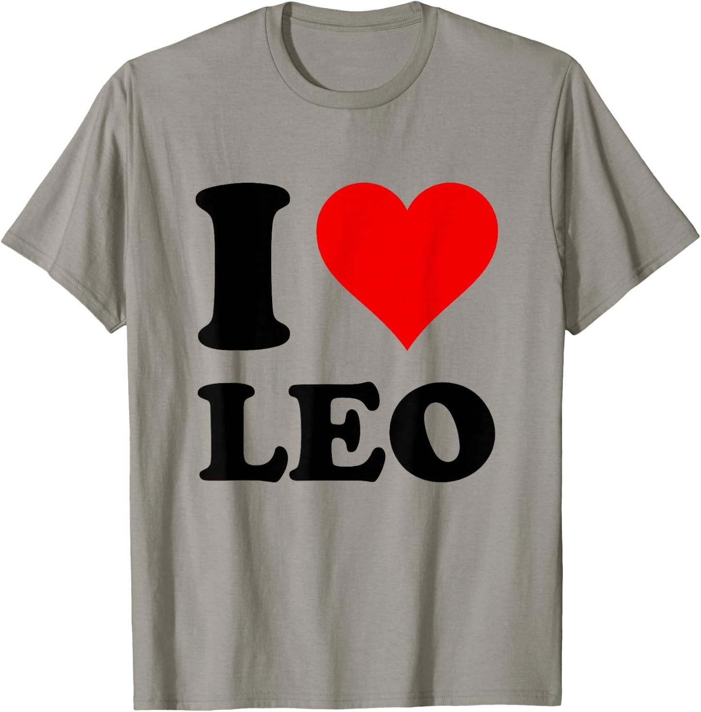 I Love Leo T-Shirt - T-Shirt | Sand