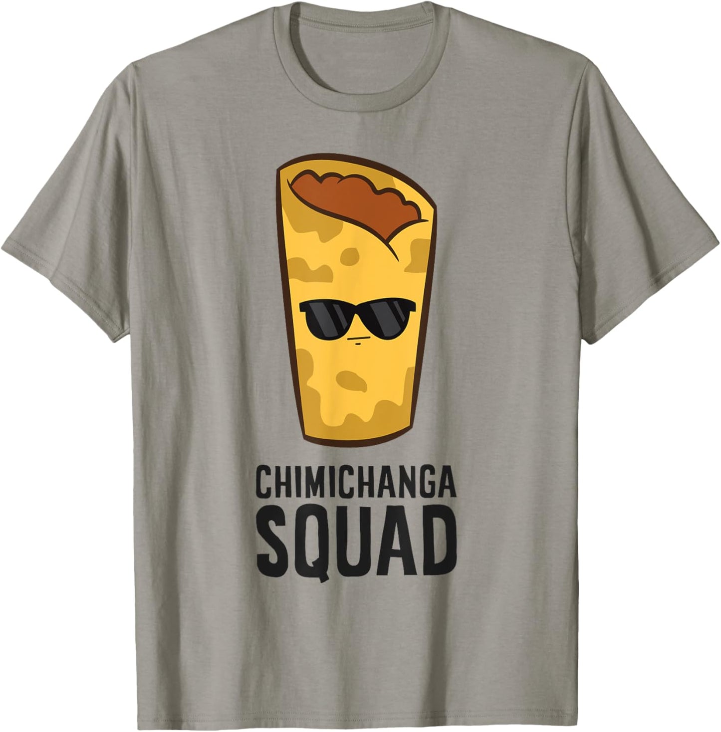 Chimichanga Mexican Food Funny Chimichanga Squad T-Shirt - T-Shirt | Sand