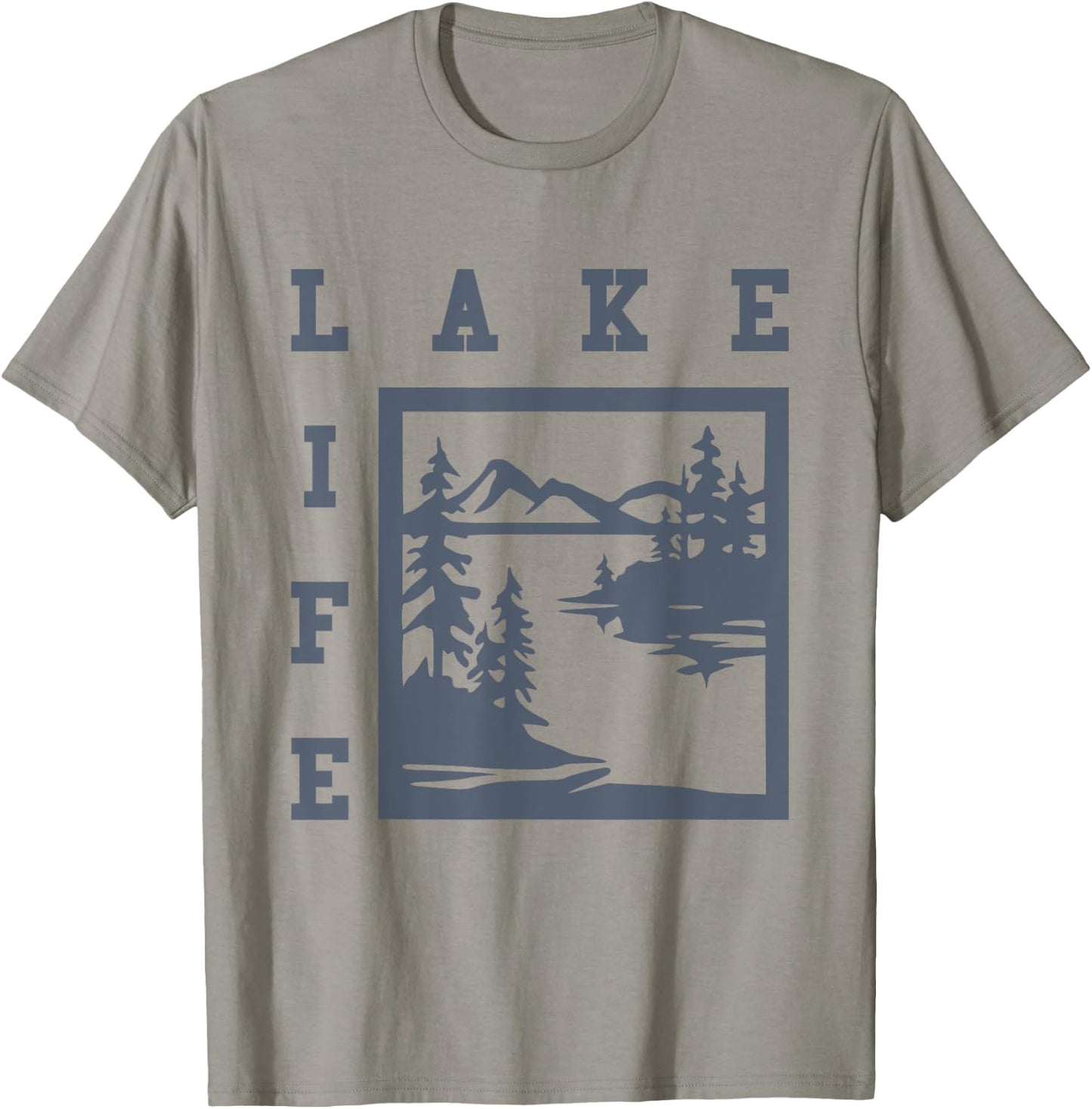 Lake Life Lake Shirt Lakehouse Vacation Boating Lake Bum T-Shirt - T-Shirt | Sand