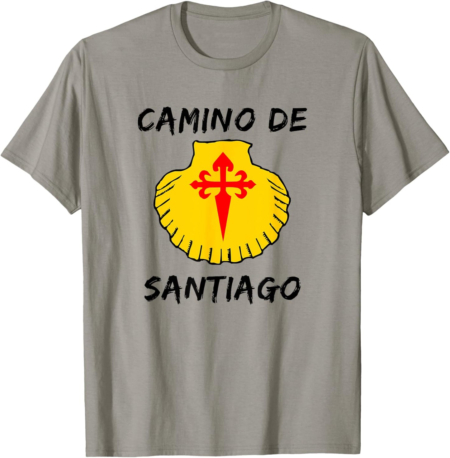 Camino de Santiago Compostela Spain Funny St James Way Gift T-Shirt - T-Shirt | Sand