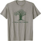 I Talk To Trees Nature Lover Arborist Tree Lover Environment T-Shirt - T-Shirt | Sand