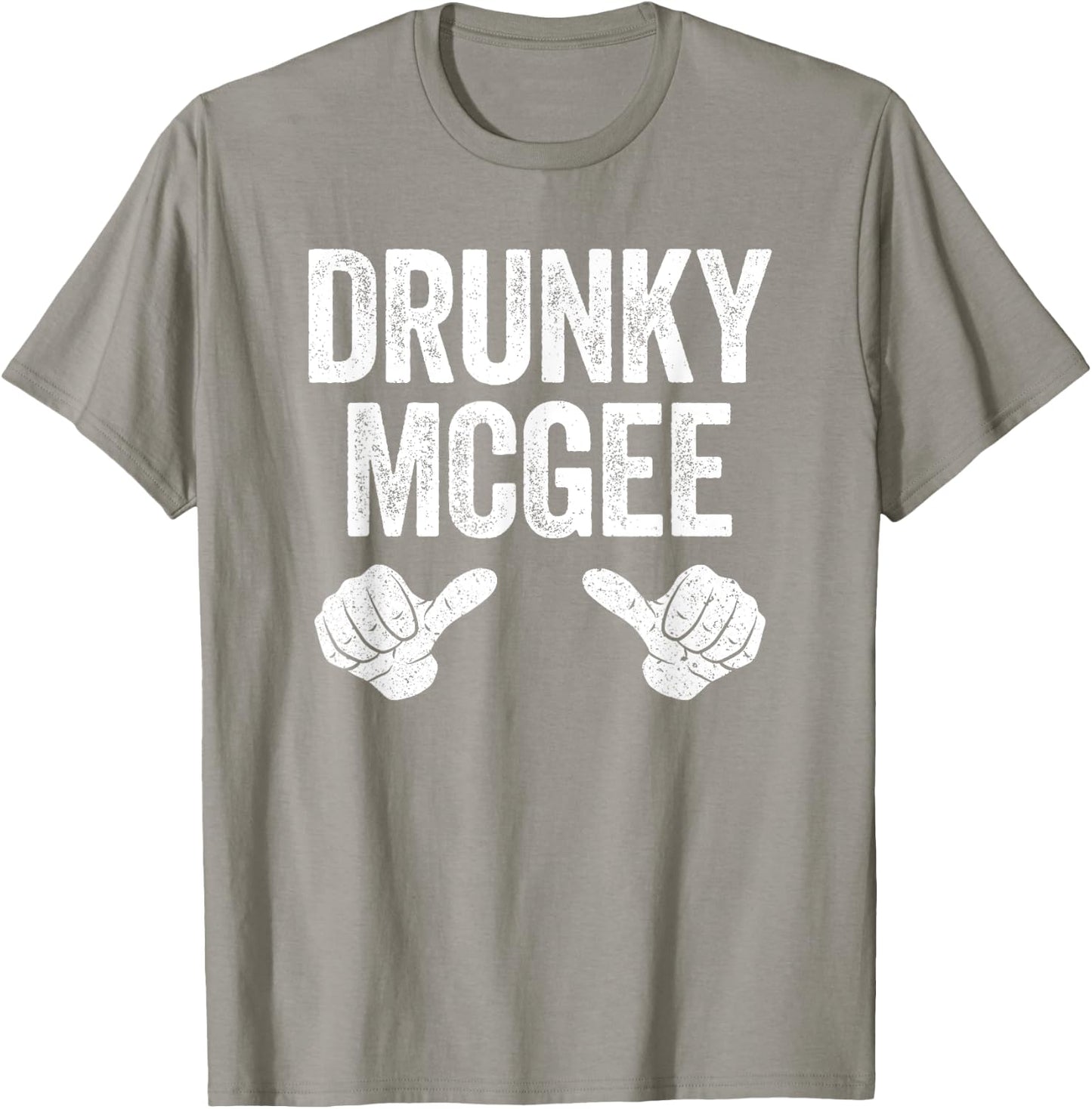 Drunky Mcgee Shirt Couple Irish Men Women St Patrick Day T-Shirt - T-Shirt | Sand