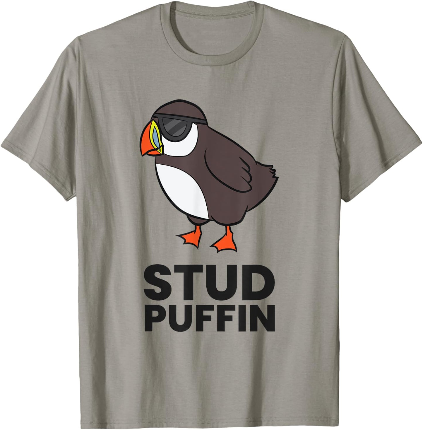 Stud Puffin Seabird Stuf Muffin Iceland Puffin Bird T-Shirt - T-Shirt | Sand