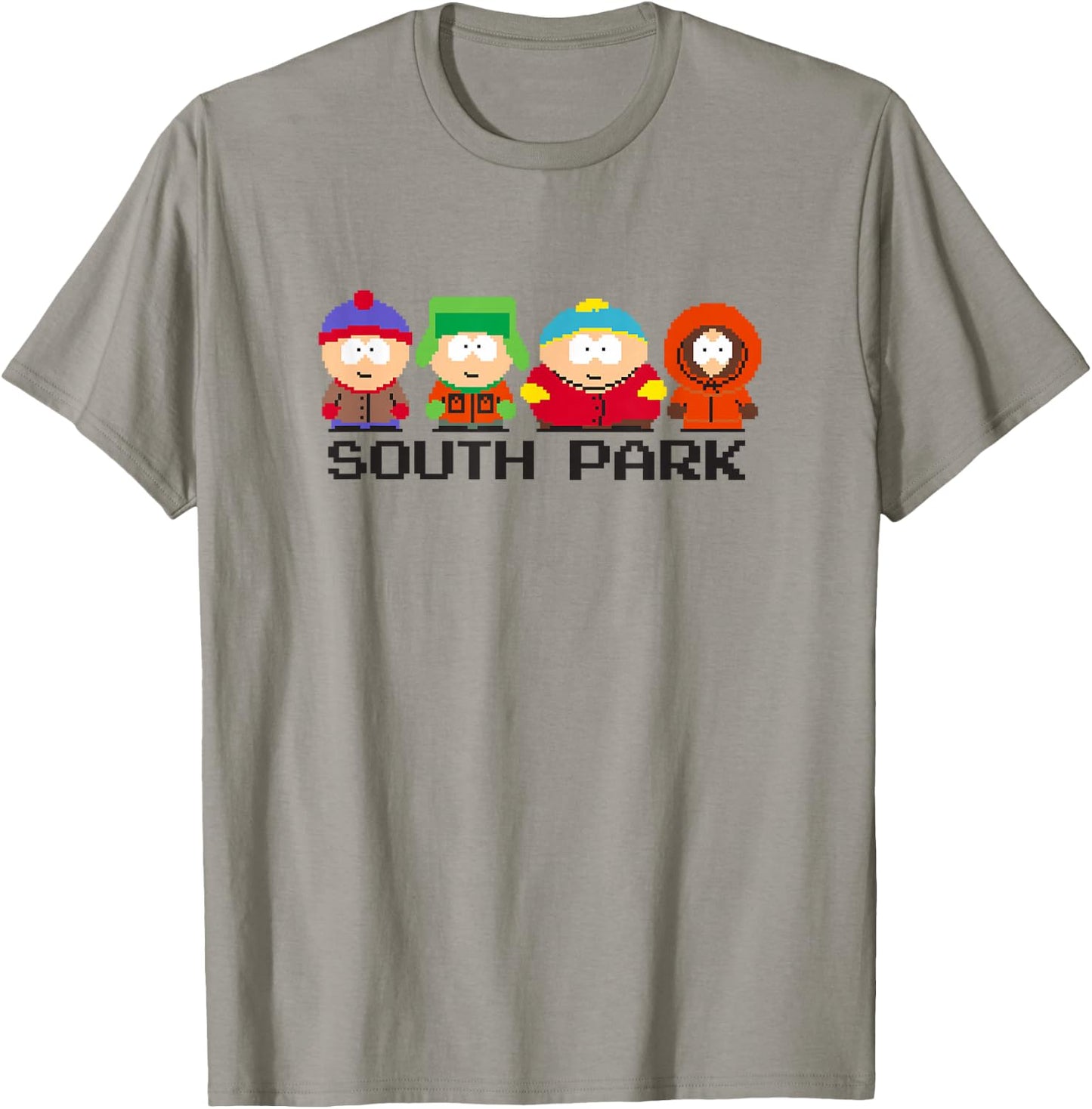 8 Bit South Park T-Shirt - T-Shirt | Sand