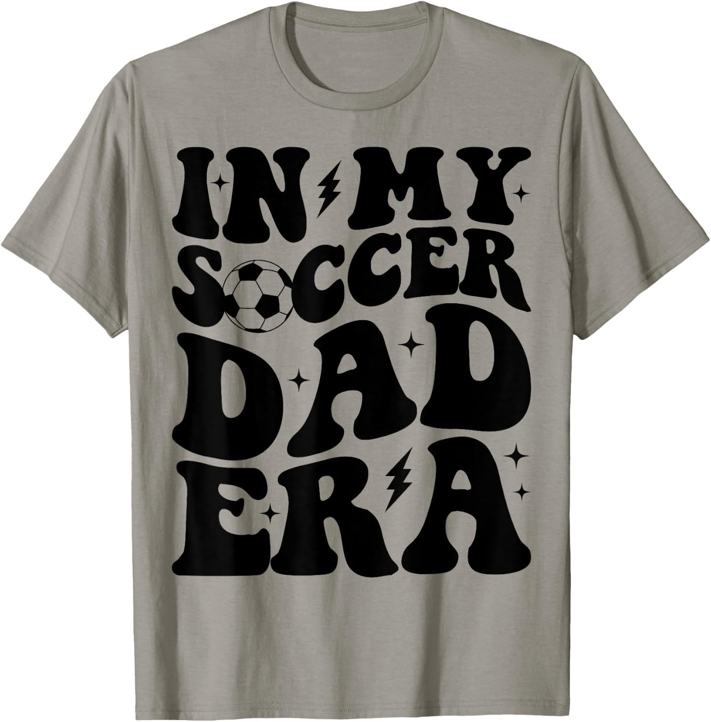 Groovy In My Soccer Dad Era T-Shirt - T-Shirt | Sand