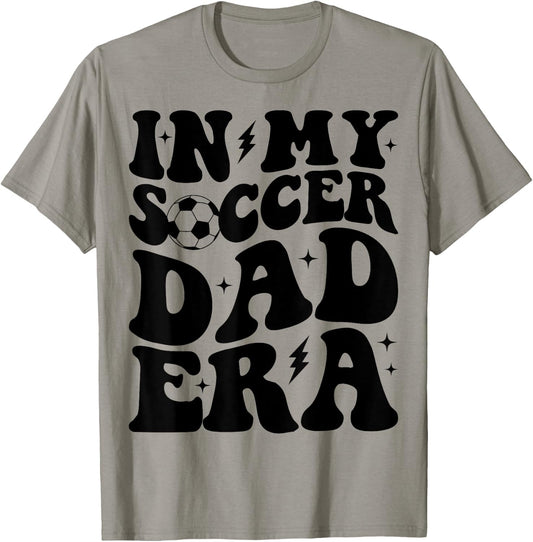 Groovy In My Soccer Dad Era T-Shirt - T-Shirt | Sand