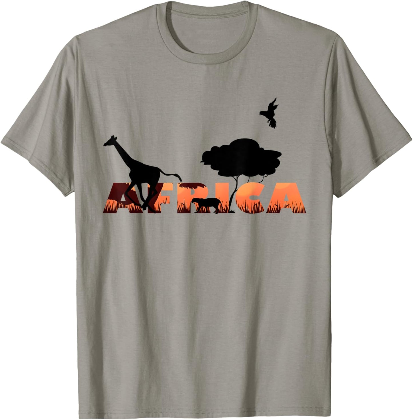 Giraffe Print - African Animals T-Shirt - T-Shirt | Sand