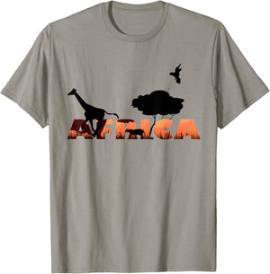 Giraffe Print - African Animals T-Shirt - T-Shirt | Sand