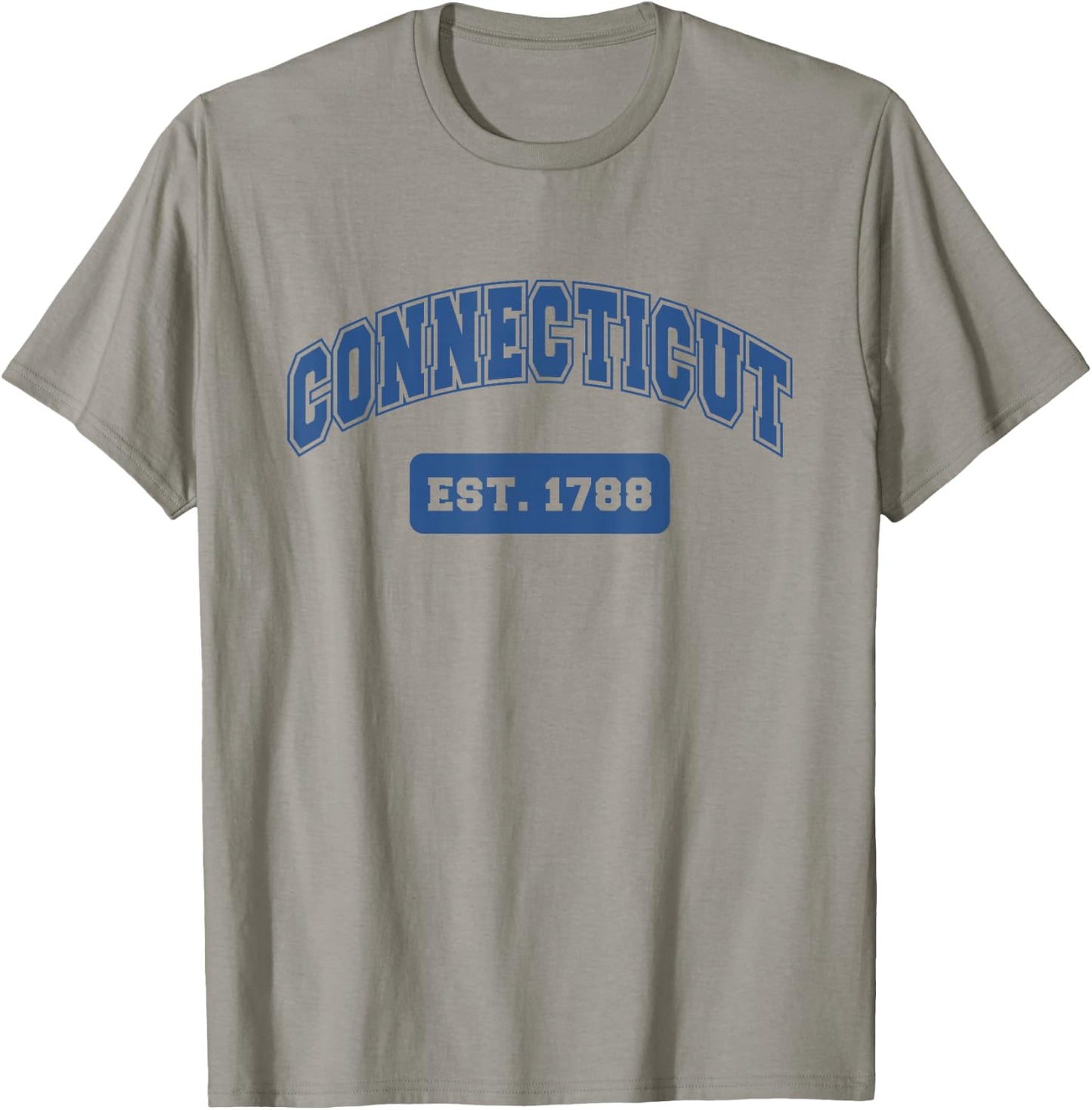 Connecticut 1788 Varsity Retro Style T-Shirt - T-Shirt | Sand