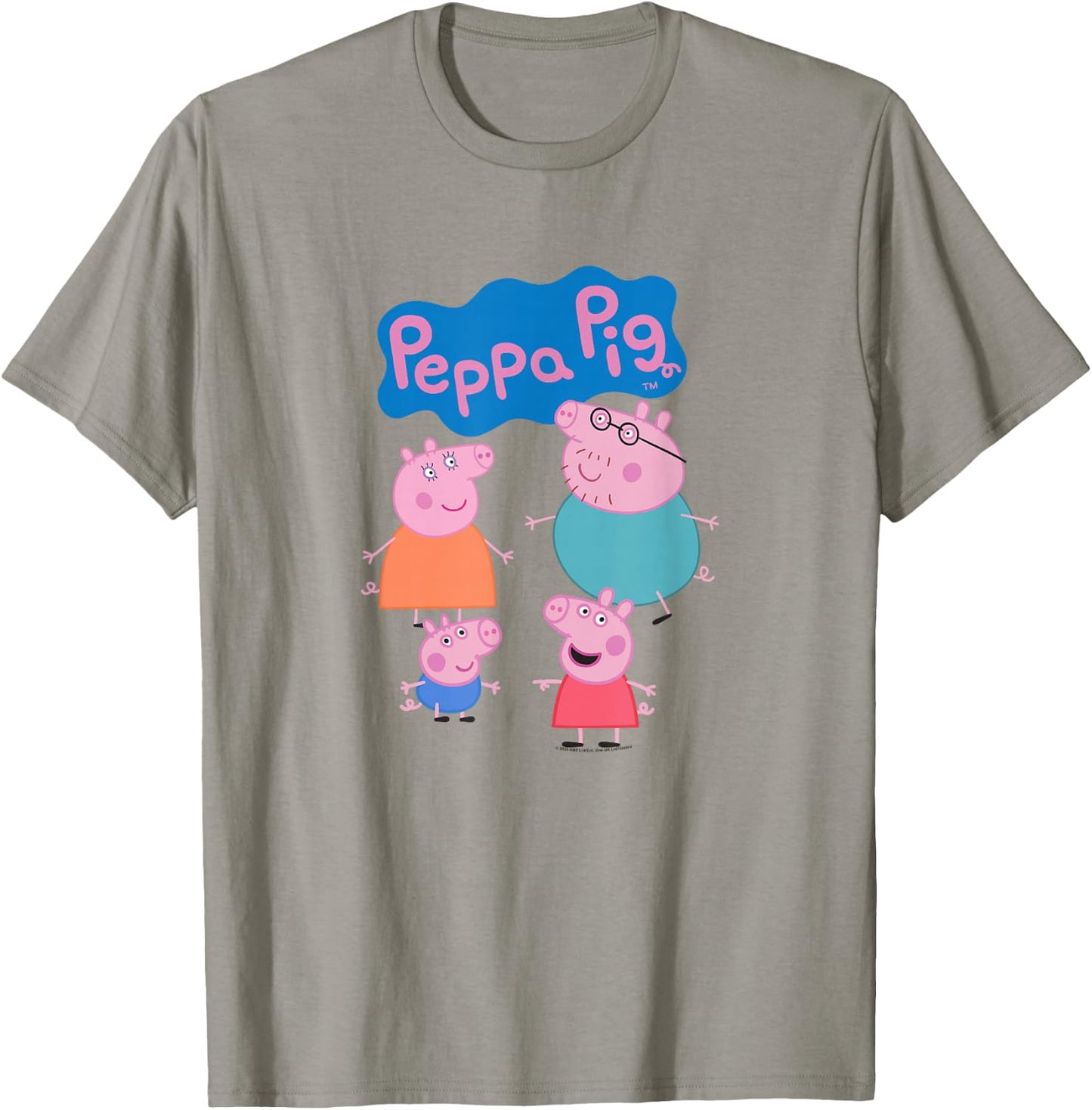 Peppa Pig Family Logo T-Shirt - T-Shirt | Sand