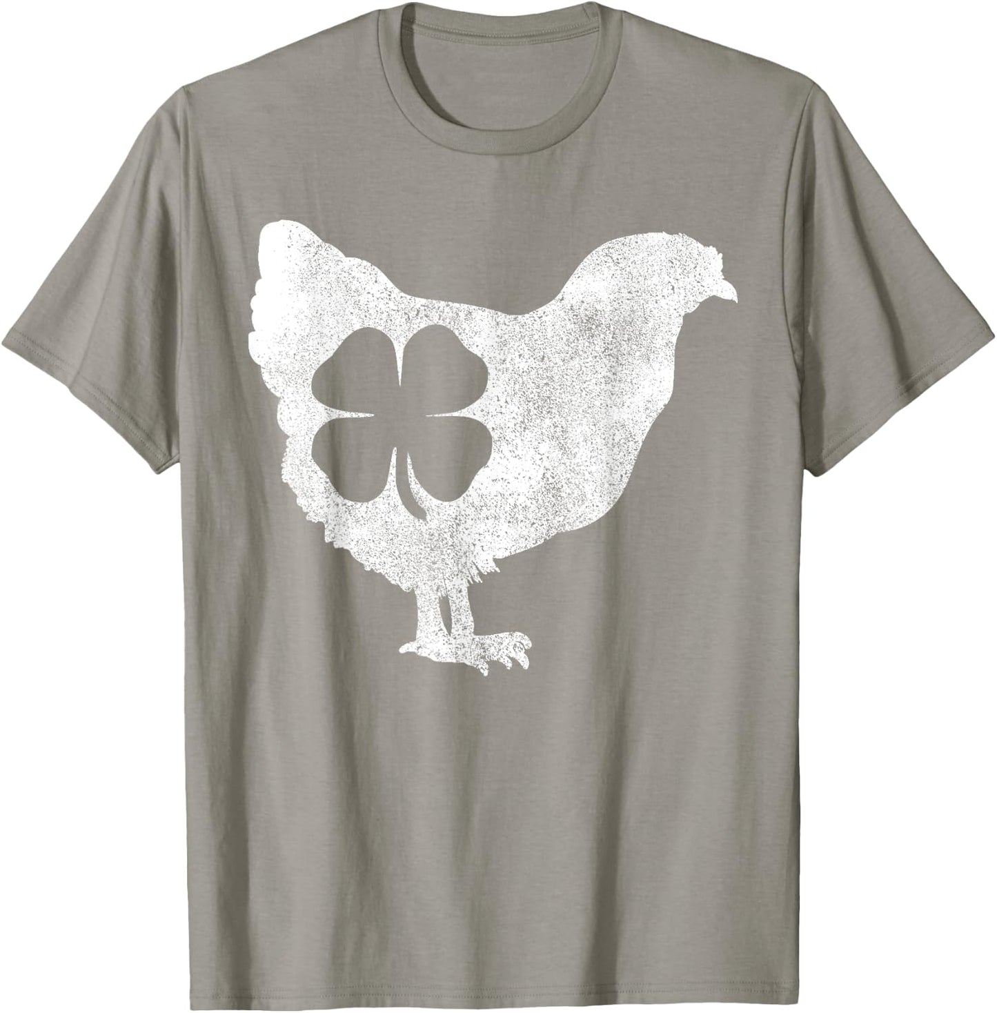 St Patricks Day Shamrock Chicken Hen Bird Saint Paddy's T-Shirt - T-Shirt | Sand